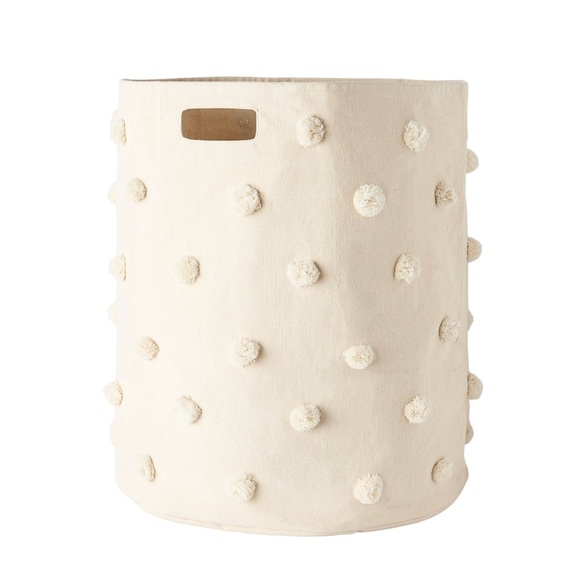 PEHR natural pom pom hamper - Picture 1 of 3